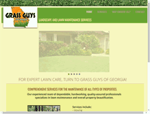 Tablet Screenshot of grassguysofgeorgia.com